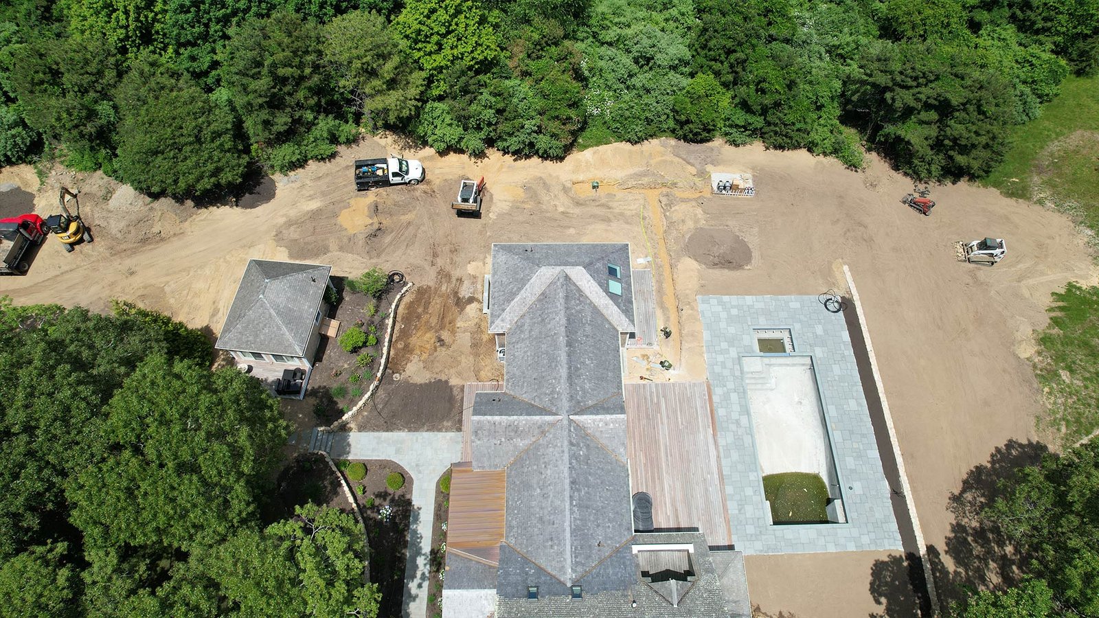 Site grading and landscape preparation, Oak Bluffs Martha's Vineyard
